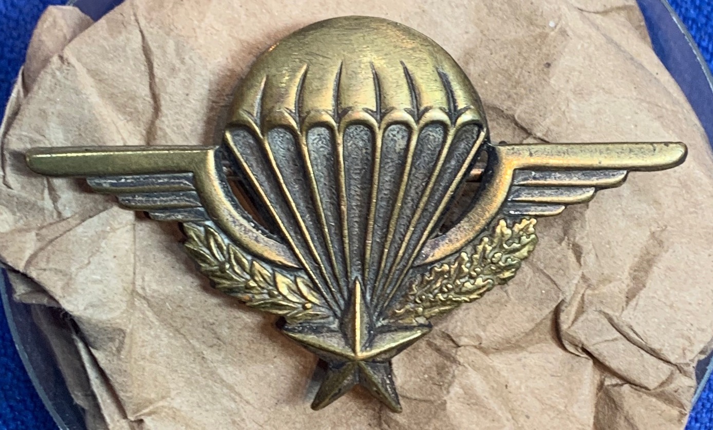 militaria : BREVET PARACHUTISTE / TAP AUGIS BREVETE EN 1949