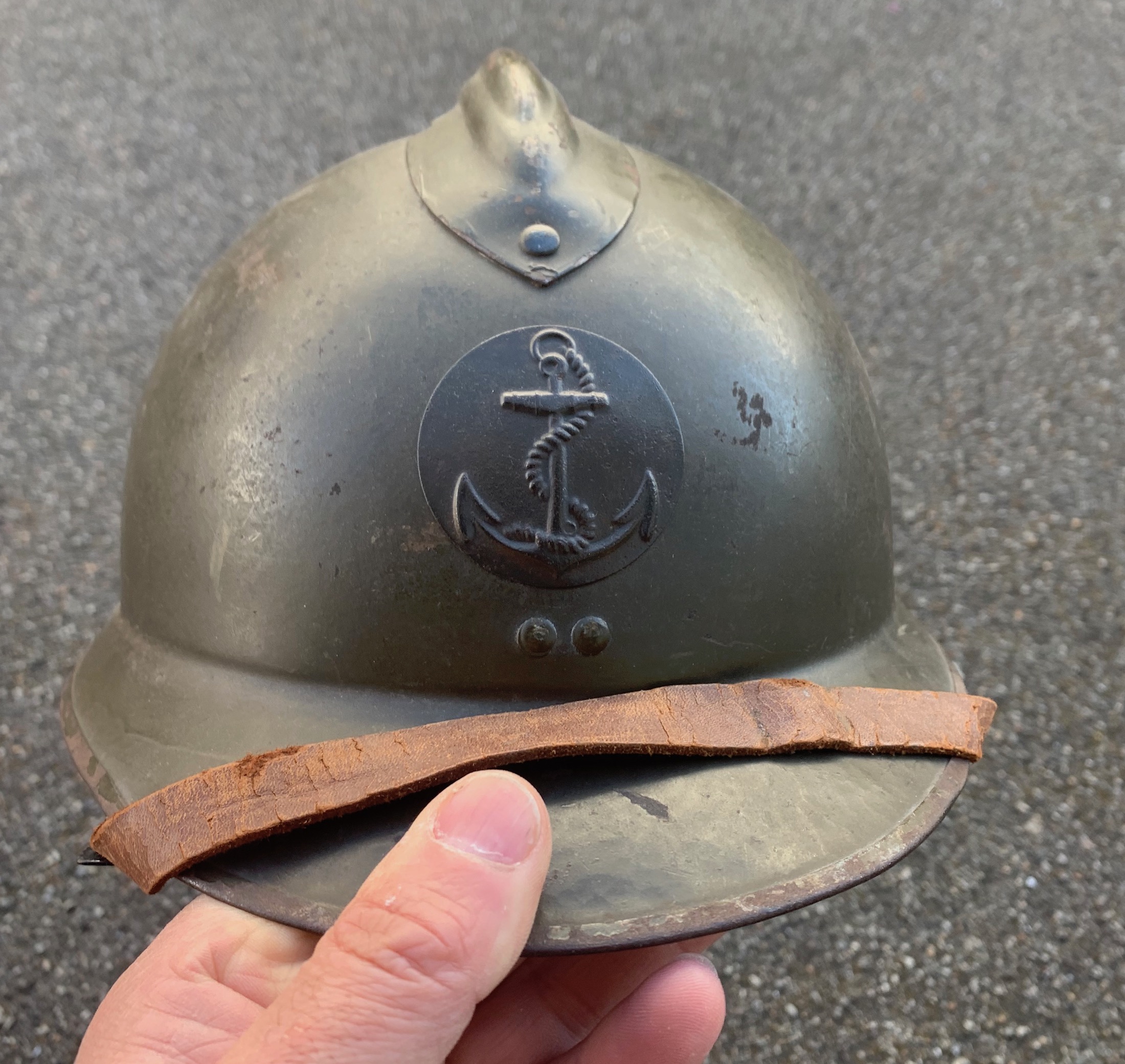 militaria : CASQUE ADRIAN MODELE 26 TROUPES COLONIALES