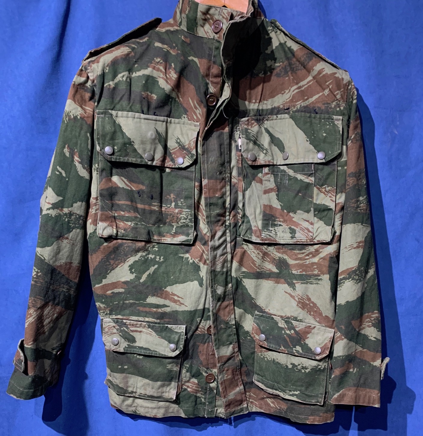 militaria : Veste Parachutiste TAP 47/54 Retaillée