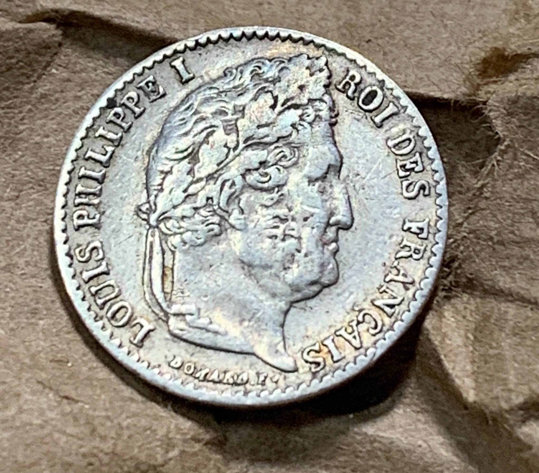 militaria : FRANCE 1/4 FRANC ARGENT LOUIS PHILIPPE 1838 A PARIS