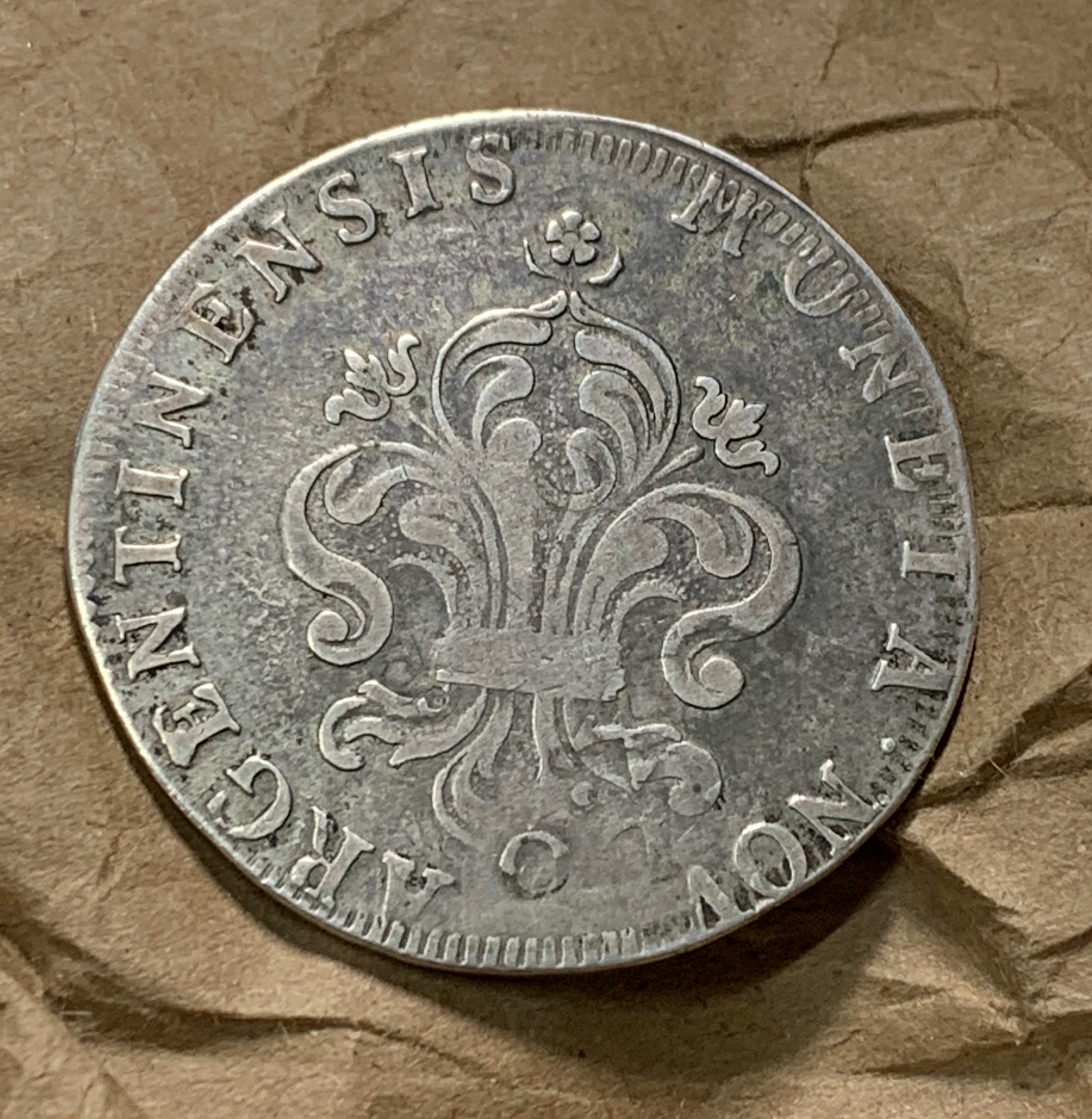 militaria : FRANCE LOUIS XIV 34 SOLS 6 DENIERS 1702 BB STRASBOURG